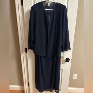 Patra Midnight Blue Dress Ensemble